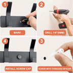 Coat Rack Wall Mounted, 6 Coat Hooks - Image 5