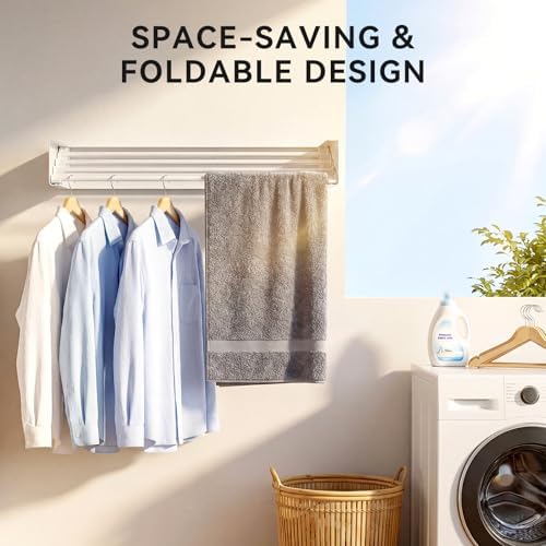 Clothes Drying Rack Wall Mounted - Image 5