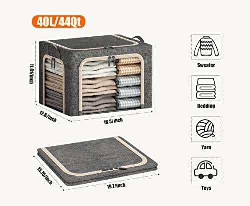 3 Openings Clothes Storage Bins - Image 6