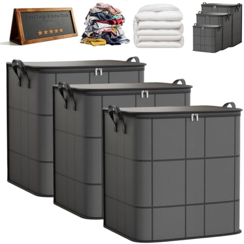 180L Spacious Moving Storage Bin by Unknown
