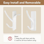 pickpiff White Self-Adhesive Hook, 13LB Hanger - Image 5