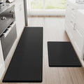 StepRite Kitchen Mats for Floor, 2-Piece Anti-Fatigue Kitchen Rugs by Bringcushiontoyourlife