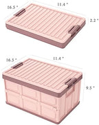 Pink Collapsible Storage Bins - Image 2