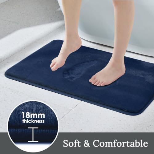 HUXMEYSON 3-Piece Memory Foam Bathroom Rug Set - Image 3