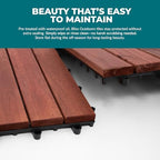 Bliss Outdoors Acacia Interlocking Deck Tiles - Image 5