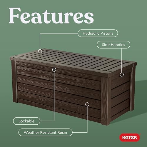 Keter Westwood 150 Gal Outdoor Storage Box - Image 4