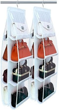Purse Organizer for Closet, Heavy Duty Hanging Handbag Storage by Zebricolo