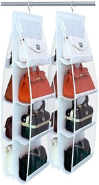 Purse Organizer for Closet, Heavy Duty Hanging Handbag Storage by Zebricolo