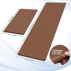 StepRite Kitchen Mats for Floor, Terracotta Brown - Image 2