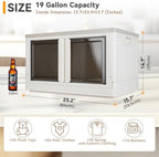 Storage Bin, Cabinet with Lids, Extra Large, Useful Box, 19 Gallon Capacity - Image 2