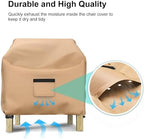 2 Pack Outdoor Patio Chair Covers Waterproof 32"Wx37"Dx36"H - Image 6