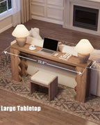 70.9" Farmhouse Entryway Table, Wood Console Table, Behind Couch table - Image 3