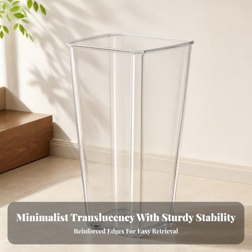Transparent Umbrella Holder Clear Open-Top Holder Versatile Rain Gear Organizer - Image 2