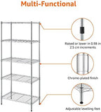 Amazon Basics 5-Shelf Adjustable Storage Shelving Unit - Image 5