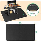 TAOMAND Large 90 x 52 inches Under Grill Mats - Image 6