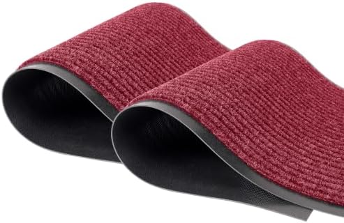 LuxUrux Striped Black Door Mat by LuxUrux