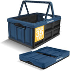 CleverMade Collapsible Shopping Basket, 32L Storage Crate, 1 Pack by CleverMade