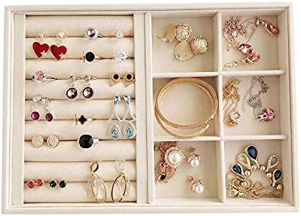 Premium Grade Beige Velvet Jewelry Organization Trays Rings and Accessory by SVEADISPLAY