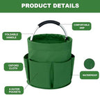 Cleaning Caddy with Handle, 17L Foldable Cleaning Supplies Organizer, Portable - Image 5