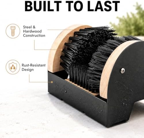 Cadillac Boot Scrubber Shoe Brush, Mountable Boot Cleaner - Image 6