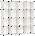 SONGMICS 16 Cube Storage Organizer，Plastic stackable cube shelf by SONGMICSbySONGMICSHOME