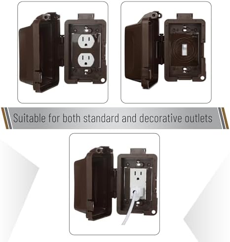Bates- Weatherproof Electrical Outlet Cover, Outdoor Plug Cover, Outlet Cover - Image 2