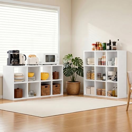 LUCKLIFE 9-Cube Storage Organizer, Modular Bookcase Shelf - Image 7