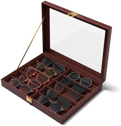 NEWLOOP 10/30 Slots Sunglass Organizer by NewloopStorageBox-Nomess