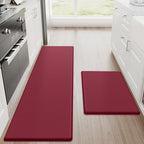 StepRite Kitchen Mats for Floor, 2-Piece Anti-Fatigue Rugs by Bringcushiontoyourlife