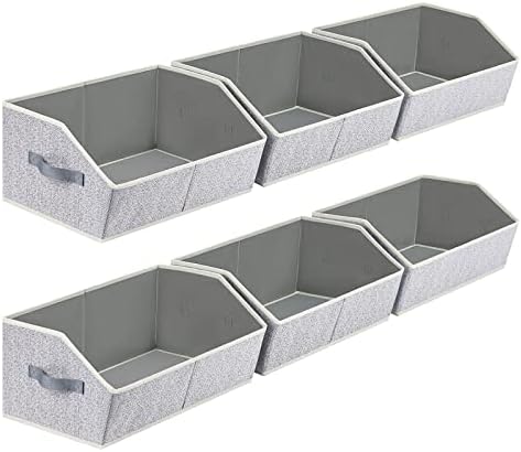 Homsorout Closet Organizers Bins 6 Packs by Homsorout