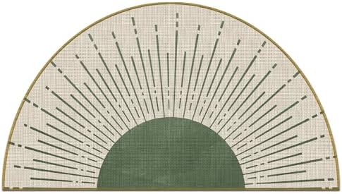 Mingnei Boho Sun Linen Doormat Door Mat by mingnei