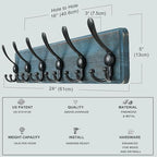 Dseap Coat Rack Wall Mounted - Image 6