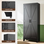 Letaya 75" H Metal Storage Cabinet - Image 6