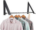 Laundry Drying Rack, Wall Mounted Retractable Clothes Hanger, Aluminium Home by ANBOO