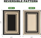 RURALITY Outdoor Rugs 6x9 Waterproof - Image 2