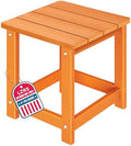LZRS Patio Side Table, Heavy Duty HDPE Outdoor End Table by LZRSPET