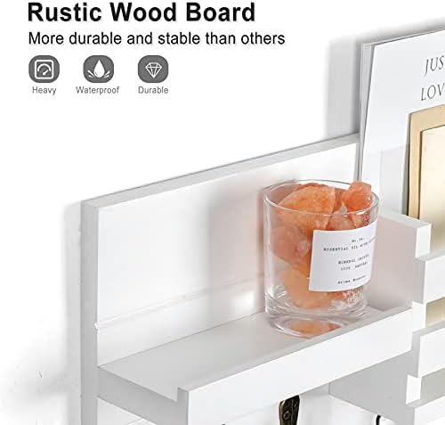 Lwenki Mail Organizer for Wall Mount – Key Holder - Image 2