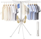 Foldable 4-Legged Clothes Drying Rack, Extra Stable Heavy Duty Laundry Drying by Unknown