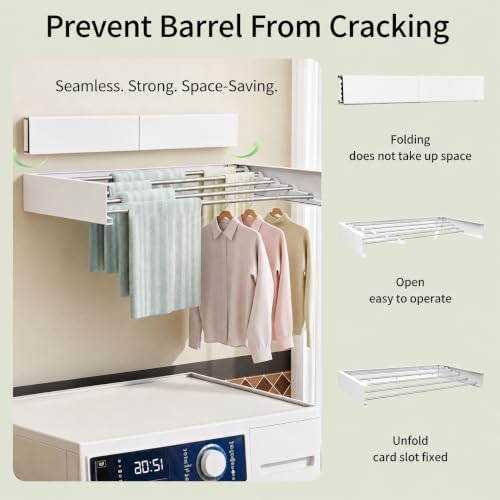 Wall Mounted Clothes Drying Rack - Image 3