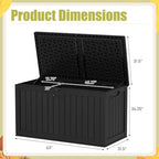 Devoko HDPE 240 Gallon Deck Box Double-Wall - Image 6