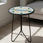 LIFFY Patio Side Table, Indoor Round Accent End Table - Image 2