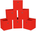 Foldable Storage Cubes Bins, 11 Inch Cloth Storage Cube Fabric Storage Box by NieEnjoy