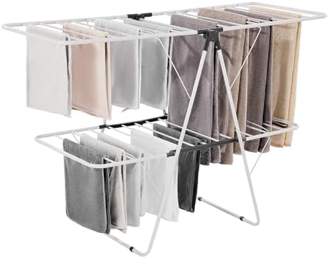 VEVOR Clothes Drying Rack, 2-Tier Foldable Laundry Dryer Rack by VEVOR