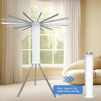 Tripod Foldable Clothes Rack, Garment Rack Portable - Image 3