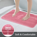 HUXMEYSON 3-Piece Memory Foam Bathroom Rug Set - Image 3