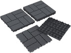 Neoaider Decking Tiles 9Pcs, Dark Grey by Neoaider