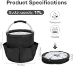 17L Foldable Waterproof Cleaning Supply Caddy - Image 6