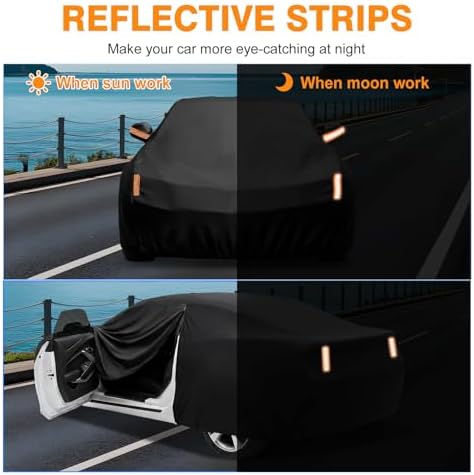 Camaro Car Cover Fit for Chevy Camaro 2010-2026 Waterproof All Weather - Image 7