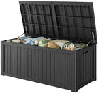 Outdoor Storage Box, Resin Deck Boxes Indoor and outdoor, Waterproof Storage by NBYSGO