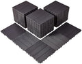 VEVOR 54 sq. ft Plastic Interlocking Deck Tiles, 54 Pack, Patio Floor Decking by VEVOR